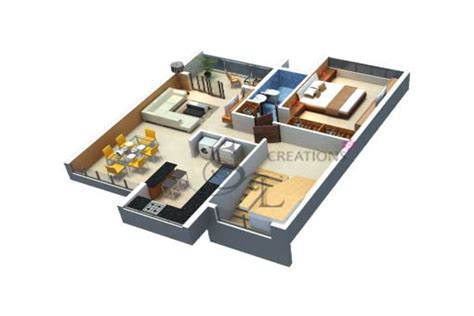 3d room visualization - S L Creationz*