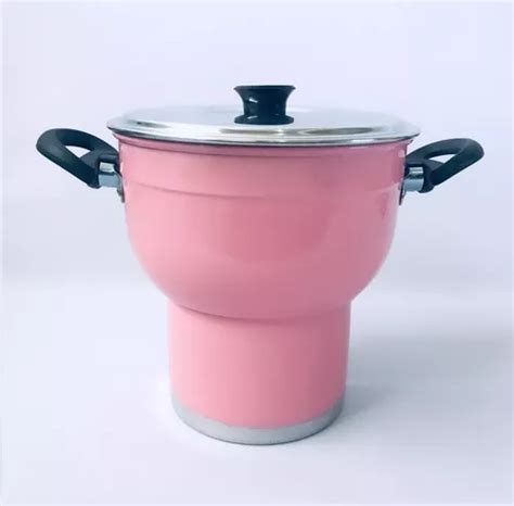 Cuscuzeiro Nordestino N Panela Vapor Aluminio Rosa Parcelamento