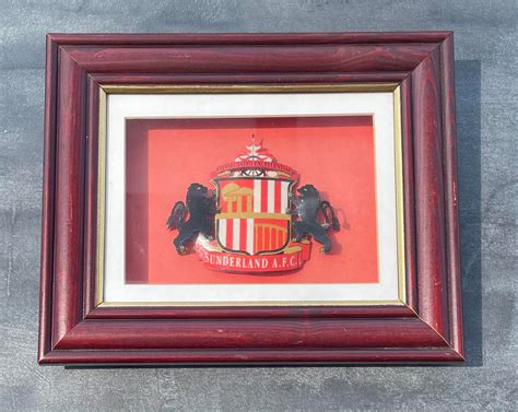 Framed 3D Sunderland badge – Fans Museum Shop