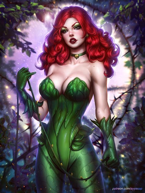 Poison Ivy Redraw By Ayyasap On Deviantart