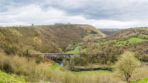 Monsal Head Bridge Over The River Wye Stock Photo Image Of