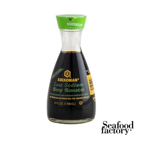 ⁨kikkoman Less Sodium Soy Sauce Seafood Factory