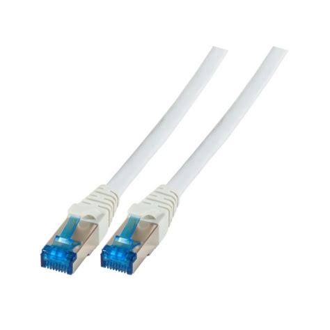 K5534FGR 10 INFRALAN S FTP CAT 6A 10Gbps LSZH Patch Cord Gri 1m