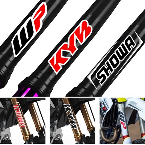 Reflective Motocross Motorcycle Sticker Fork Kyb Wp Suspension Showa