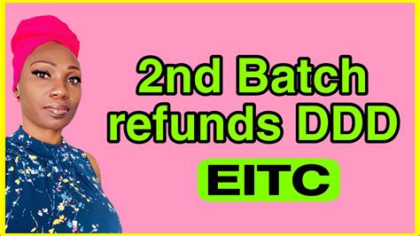 Tax Refund 2023 2nd Batch Eitc Actc Tax Refund Direct Deposit Date Wmr Status Bar Youtube