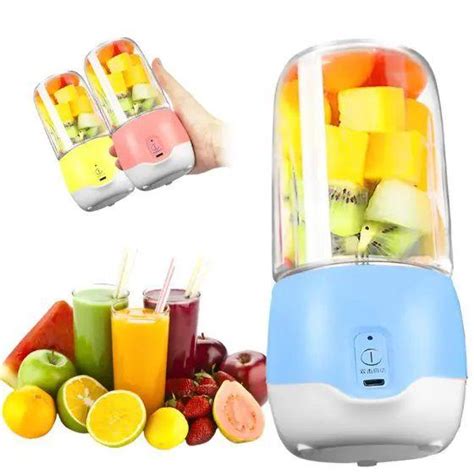 Mini Liquidificador Mixer Port Til Frutas Vitaminas Shakes Recarreg Vel