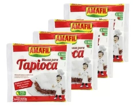 Tapioca Hidratada Amafil 500g Pronta Para Fazer Kit 2kg