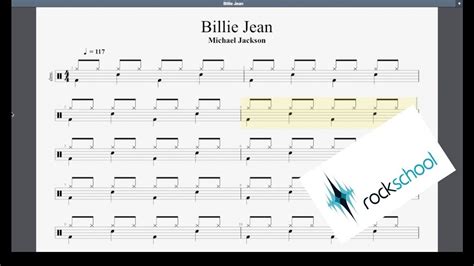 Billie Jean Rockschool Grade 1 Drums YouTube