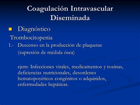 Coagulaci N Intravascular Diseminada Ppt Descargar