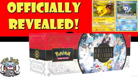 Pokémon Tcg Holiday Calendar Officially Revealed Beand New Type Of Product Pokémon Tcg News