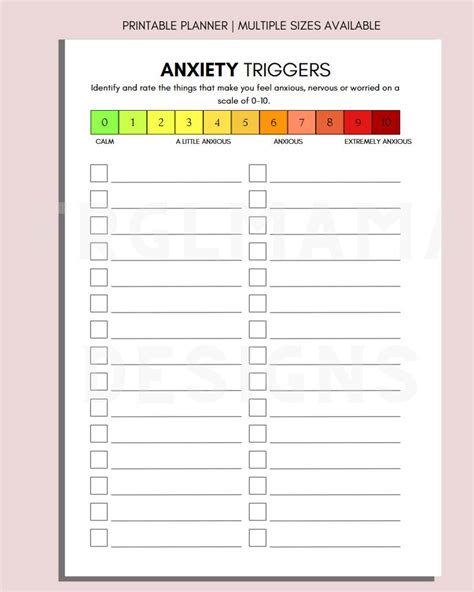 Worksheet My Anxiety Triggers Teaching Resources Worksheets Library