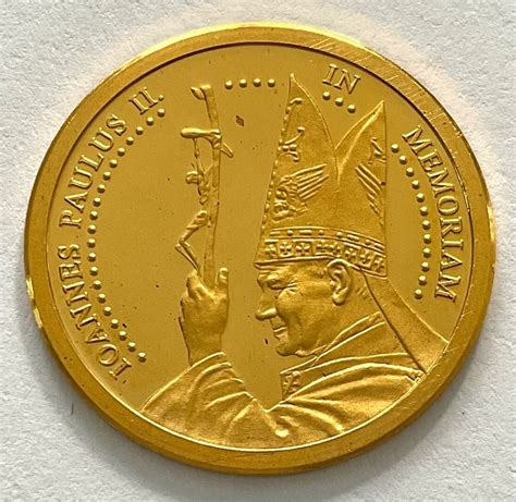 3 5 G Gold 999 In Memoriam Papst Johannes Paul II Catawiki