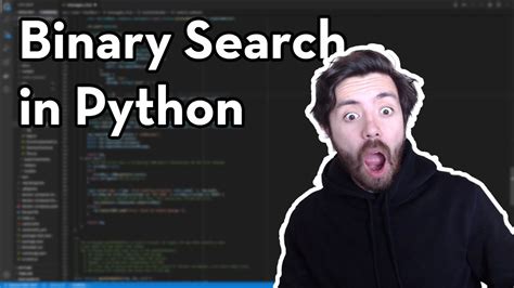 Binary Search Tutorial In Python Youtube