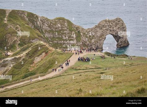 Durdle Door Lulworth Cove Dorset Stock Photo Alamy