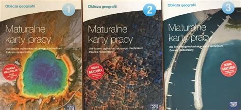 Oblicza Geografii 1 Karty Pracy Używane Niska cena na Allegro pl