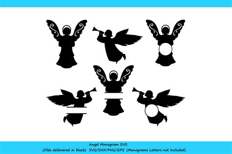 Angel Silhouette SVG