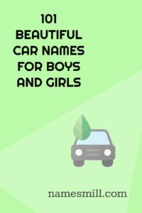 101 Beautiful Car Names For Boys and Girls — NamesMill