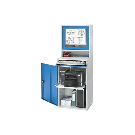 Eurokraft Pro 117904 Computer Arbeitsstation Stahlblech