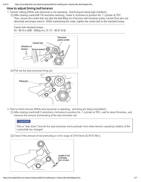 Kia Sedona Starter Replacement Q A On Timing Marks Locations And