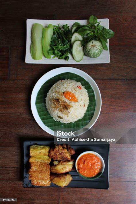 Nasi Liwet One Of Traditional Food From Sunda West Java Indonesia