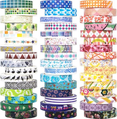 Amazon Aapozz Rolls Washi Tape Set Mm Wide Decorative