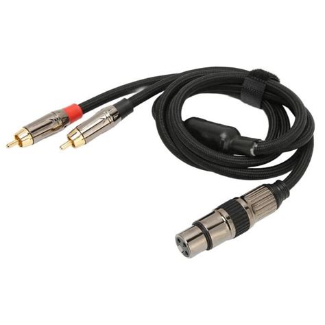 Cable R Partiteur En Y Xlr Femelle Vers Double Rca Mle Cable S Parateur