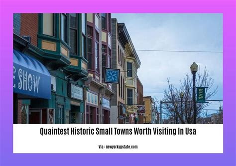 Top Quaintest Historic Small Towns Worth Visiting in the USA - Night Box