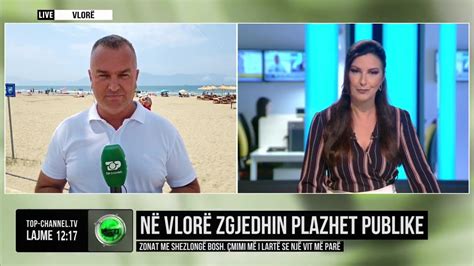 Top Channel Në Vlorë zgjedhin plazhet publike Zonat me shezlongë bosh