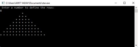 Pyramid Patterns In C Javatpoint