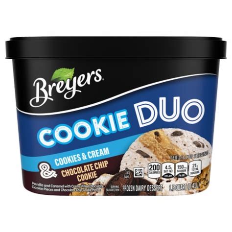 Breyers 2in1 Oreo and Chips Ahoy! Ice Cream, 1.5 qt - Kroger