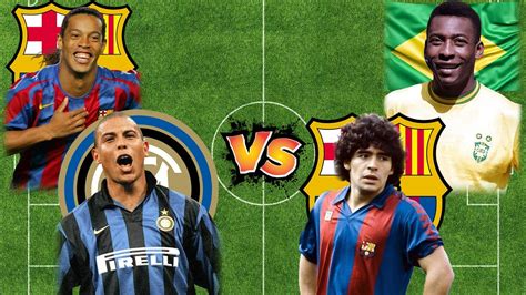 Ronaldo R9 Ronaldinho Vs Maradona Pele VS FOOTBALL YouTube