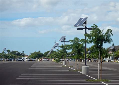 Commercial Solar-Powered LED Parking Lot Lights | SEPCO