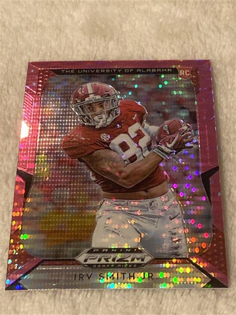 2019 Panini Prizm Draft Picks Prizms Pink Pulsar 125 IRV SMITH JR RC