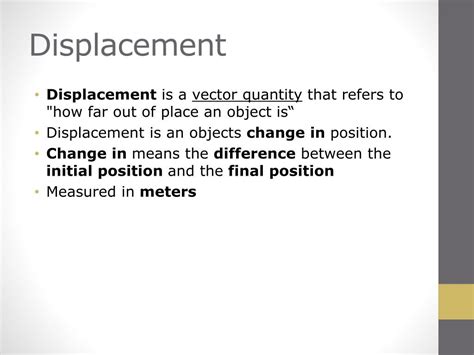 PPT - PHYSICS DISTANCE AND DISPLACEMENT PowerPoint Presentation, free ... 