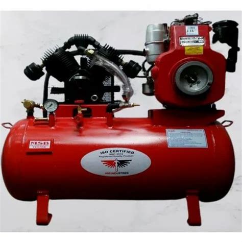 Diesel Drive Air Compressor - 3.5 HP Diesel Driven Air Compressor ...