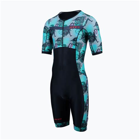 Kombinezon Triathlonowy M Ski Zone Activate Trisuit Tribal Rush Black