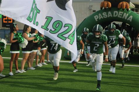 Pasadena Isd Football Teams Will Be Seeking That Week 1 To Week 2