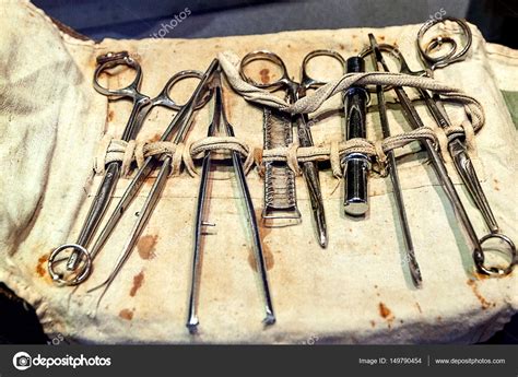 Set Of Old Vintage Surgical Instruments Stock Photo By Alejandroav