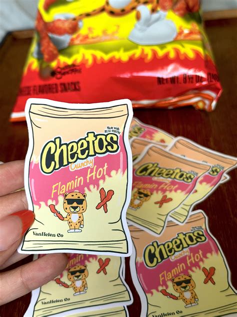 Cute Hot Cheetos Sticker Etsy