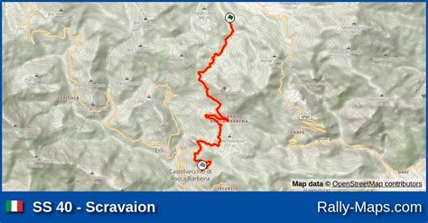 Karte Wp Scravaion Rallye Sanremo Wrc Rallyekarte De