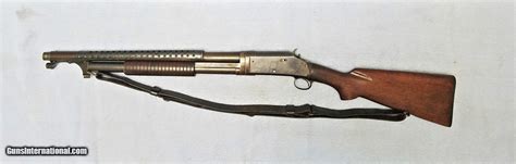 The Winchester Model 1897 Riot Gun With Bayonet Trench Gun