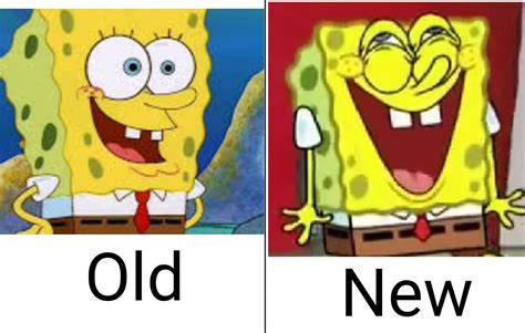 Spongebob Old Vs New Spongebob Squarepants Amino