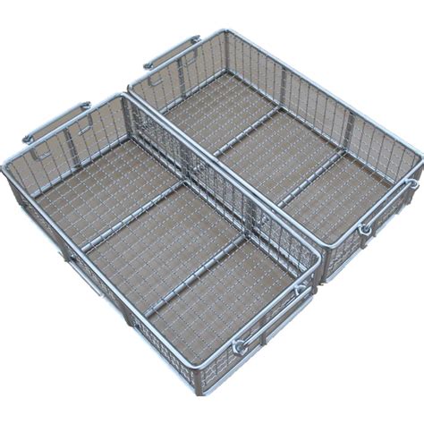 Stainless Steel Wire Mesh Basket Medical Disinfect Basket For