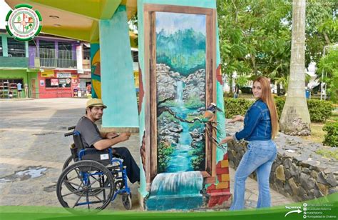 Embellecen Parque Central De Choloma Con Coloridos Murales