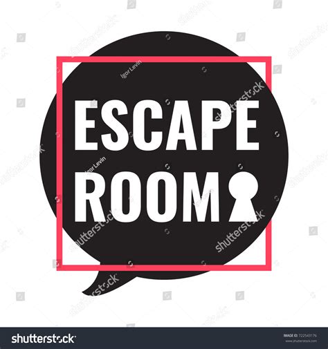 Escape Room Vector Flat Logo Badge Stock Vector (Royalty Free ...