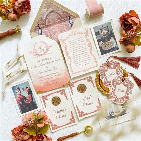 Jual Keepsake Wedding Vows Handmade Undangan Aesthetic Classic