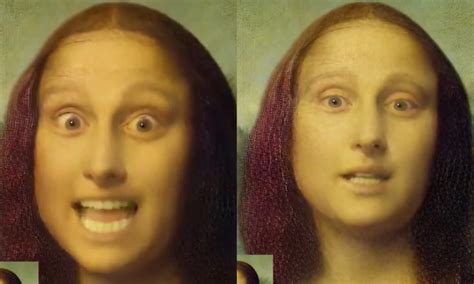 Microsofts New Ai Makes Pictures Talk And Sing Even Turning The Mona