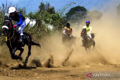 Pacuan Kuda Tradisional Jadi Hiburan Rakyat Di Lembang Antara News