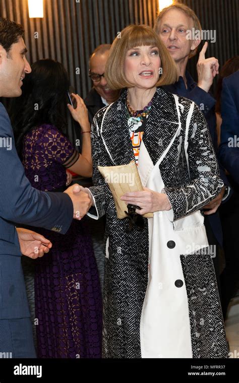 New York, NY - April 25, 2018: Anna Wintour attends premiere HBO ...