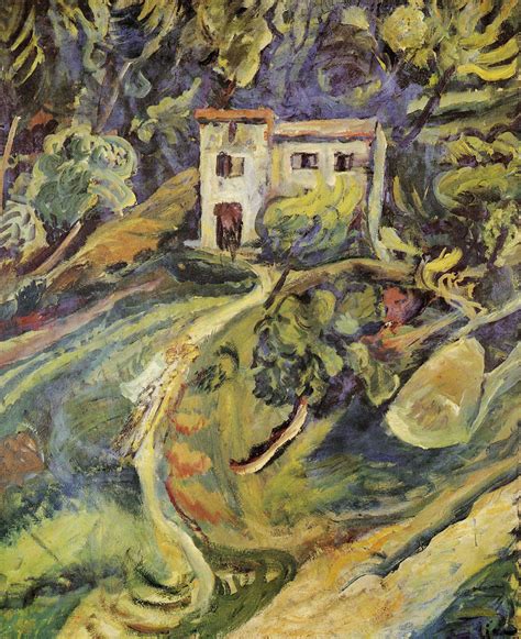 Maison Dans Les Bois Soutine Huile Sur Toile 63 X 52 Cm Flickr